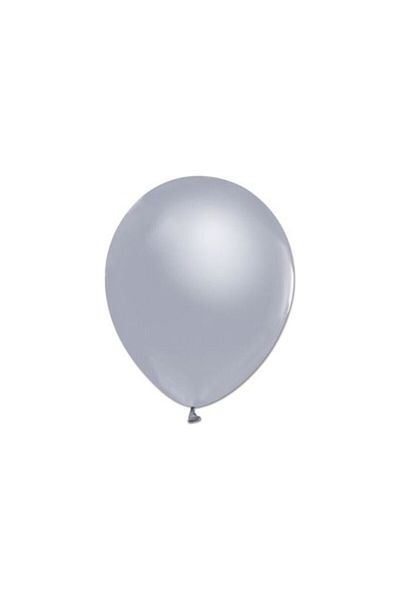 BalonEvi Balloon 12 Inc Silver (12 Pieces Pack) BMB1112TMT8754