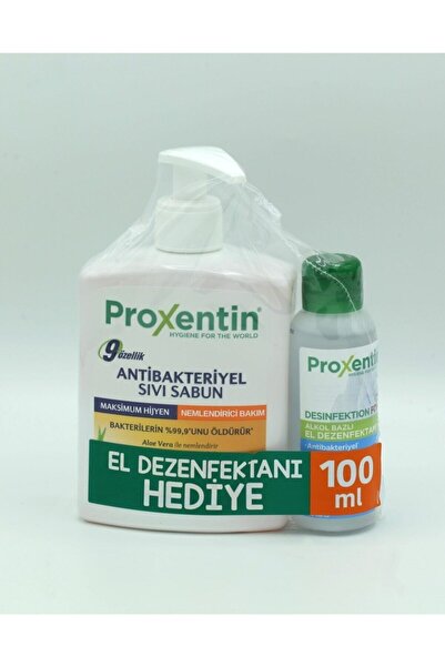 Proxentin Antibakteriyel Nemlendirici Bakım Sıvı Sabun 500 Ml + El Dezenfekta...