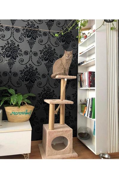 pethomealpi Cat Scratching House and Play Platform