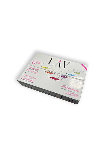 LAV Karen Set of 6 Bowl Clear Bottom Color 300ml