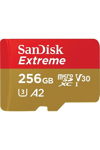 SanDisk كاميرا الحركة SDSQXAV-256G-GN6MN بسعة 256 جيجابايت وسعة 190 ميجابايت/ثانية - بطاقة ذاكرة بدون طيار