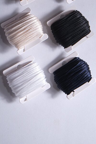 Eskişehir hobi sanat 1 Mm 10 Metre 6 Renk Paraşüt Ipi (TOPLAM 60 METRE) Makrome Bileklik Kolye Takı Tasarım Ipi