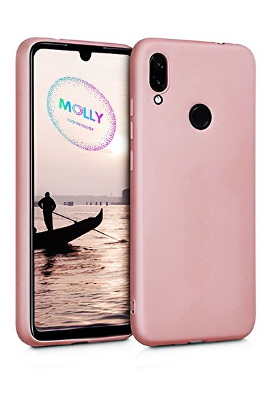 Molly Technology Xiaomi Redmi Note 7 İçin Rose Mat Silikon Kılıf