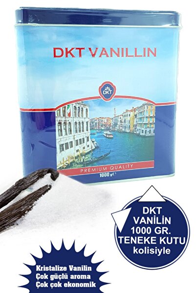 DKT Vanilin 1000 gr. Teneke Kutu - Kolisiyle