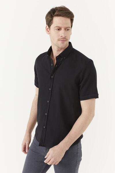 PAULMARK SHORT SLEEVE SLIM FIT SHIRT