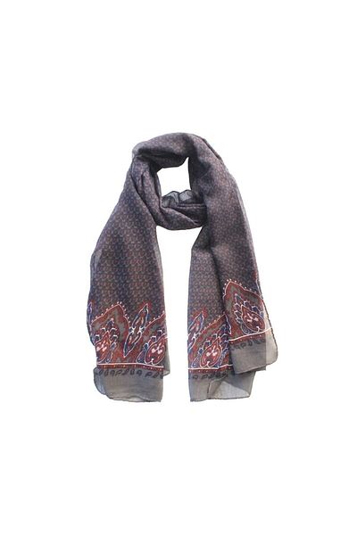 COOLMENCLUB Patterned Italian Shawl