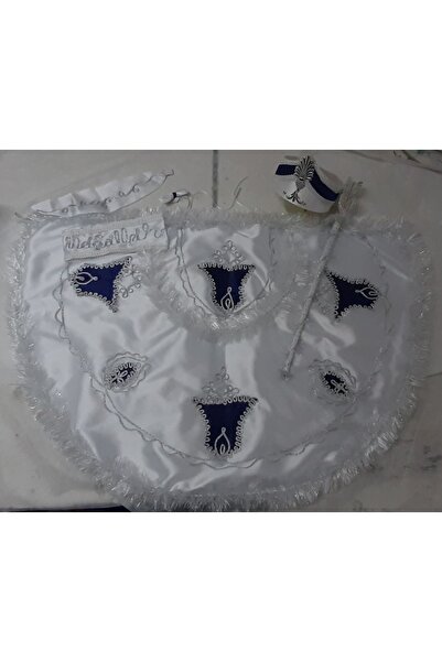 PAZARSEN Σετ ρούχων περιτομής 6 τεμαχίων - Κρεμ Navy Blue