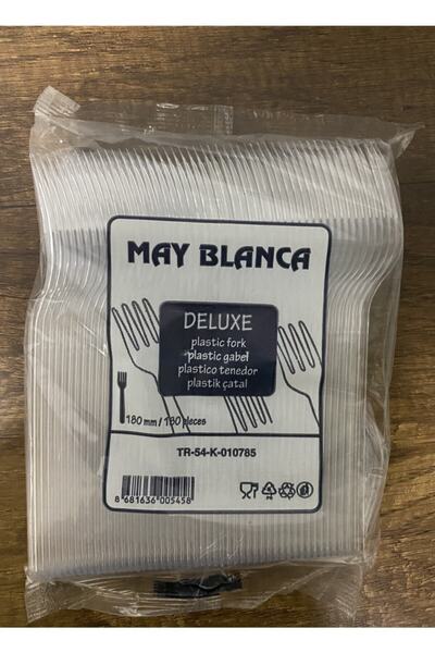 ema 50 قطعة شوكة بلاستيكية فاخرة (العلامة التجارية)