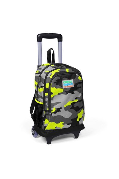 Coral High Детски комплект чанти от 3 части с камуфлажна шарка и чистачка SET0123137