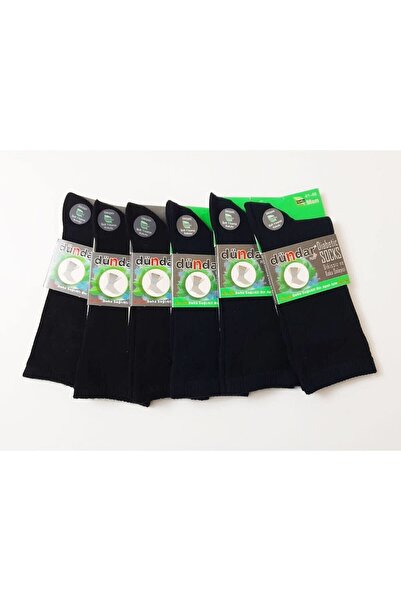 Dündar Erkek Bambu Şeker Çorabı Sıkmayan Lastik - Diyabet Çorabı 6'lı