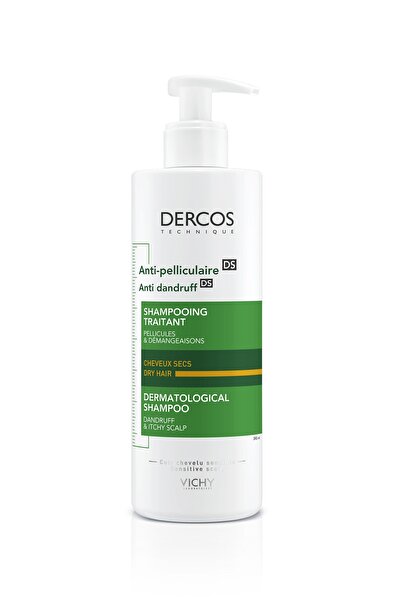 Vichy Dercos Anti Dandruff Kuru Saçlar İçin Kepek Karşıtı Şampuan 390.ML.G.K HAİR CENTER--