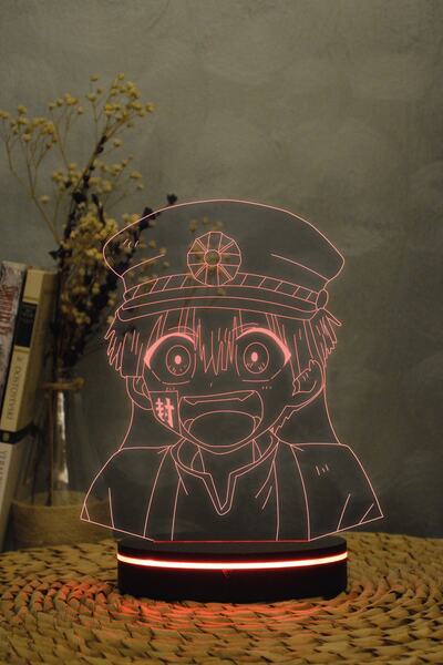 Yubi Design Tsukasa - Toilet Bound Hanako - 3 Boyutlu 16 Renk Dekoratif Gece ...