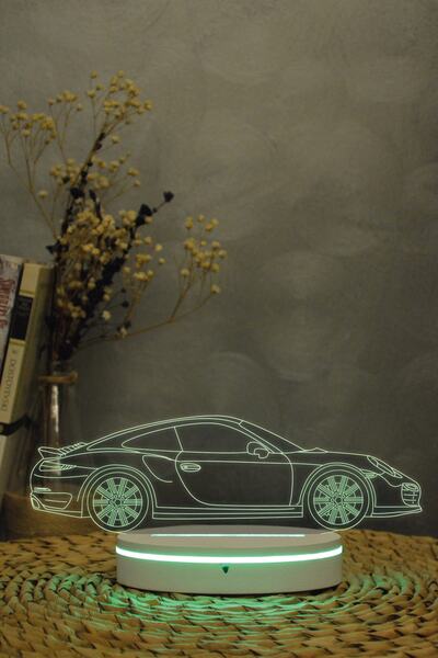 Yubi Design Istanbul Silüeti - 3 Boyutlu 16 Renk Dekoratif Gece Lambası 3d