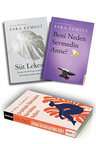 Destek Yayınları Süt Lekesi ve Beni Neden Sevmedin Anne / Esra Ezmeci Kitap S...