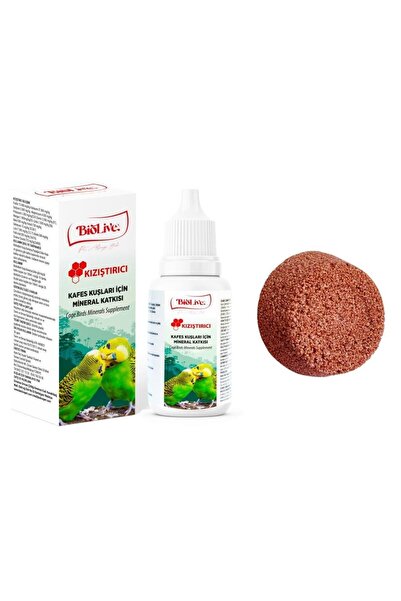 Biolive Kafes Kuşları İçin Kızıştırıcı 50 ml- 1 Adet Keçi Boynuzlu Mineral Blok