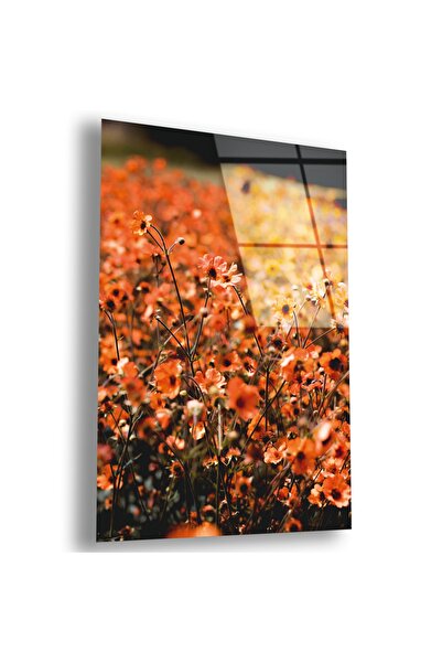 Zevahir Mobilya Dekorasyon Unbreakable Glass Flower Table