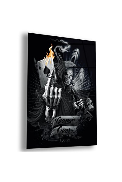 Zevahir Mobilya Dekorasyon Fără cadru Vertical Flame Ace Holding Death Angel ...