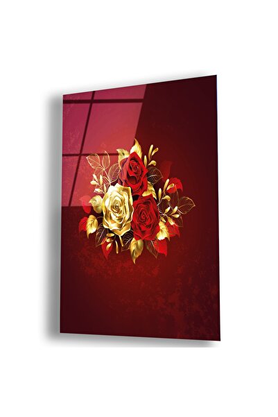 Zevahir Mobilya Dekorasyon Unbreakable Glass Flower Bunch Table