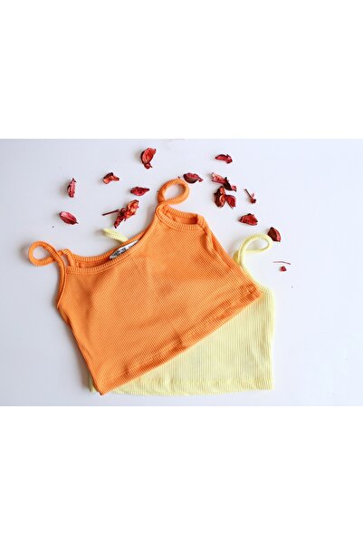 blackstrip İp Askılı Crop 2'li Paket
