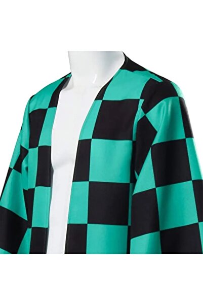 Köstebek Anime Demon Slayer: Kimetsu No Yaiba Tanjiro Unisex Kimono