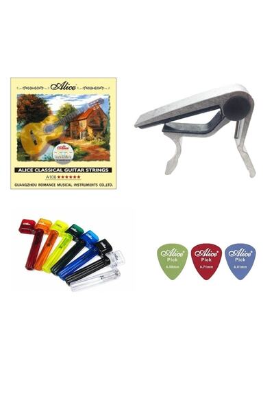My Yonca Kapo+ Burgu Çevirici+ Alice Klasik Gitar Teli+ 3 Adet Pena