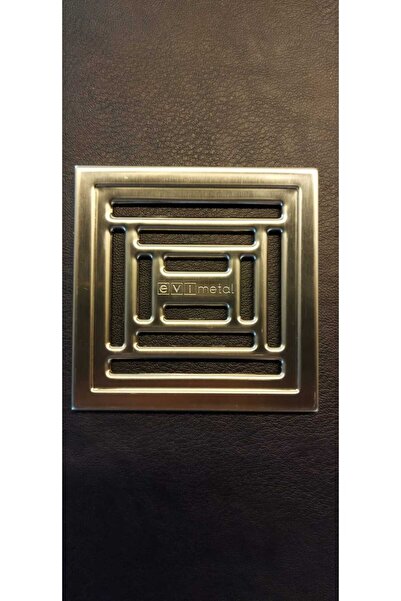 evimetal KS.300.10.1.S.I 10*10 CM UNICA PASLANMAZ ÇELİK KARE SÜZGEÇ KAPAĞI