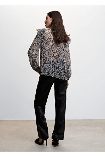 MANGO Woman Çiçek Desenli Bluz