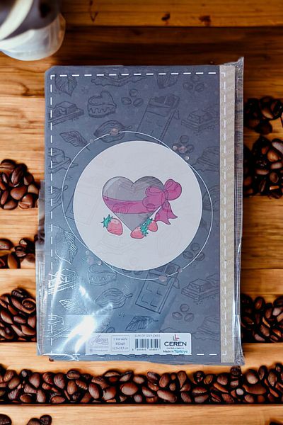 SEYFİKİRTASİYE 12.5x19.5 CM 112 PAGE STRIPED SCENTED NOTEBOOK CARTON COVER CREAM COLOR PAPER