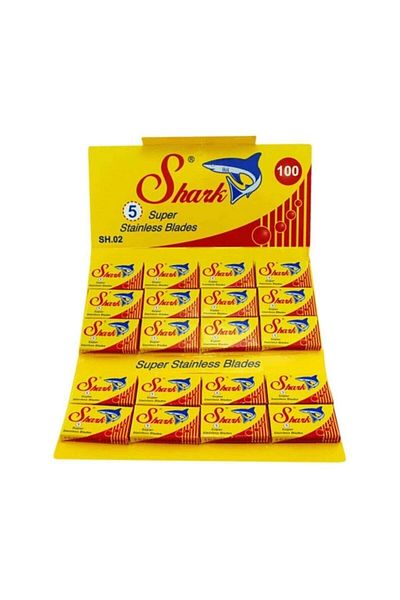 Shark Super Stainless Blades Razor 100Pcs