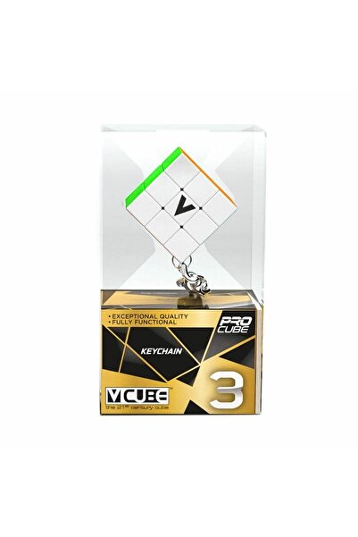 Pshoplay 3532 Přívěsek na klíče 3X3 V-Cube s plochou kostkou - Başel Toys