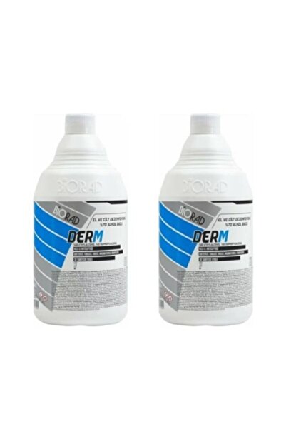 BİORAD Derm El Ve Cilt Dezenfektanı 1 Litre 2'li Avantajlı Paket
