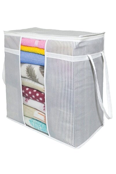 ALAS حقيبة تخزين نافذة رمادية - حقيبة تخزين 50 × 45 × 30