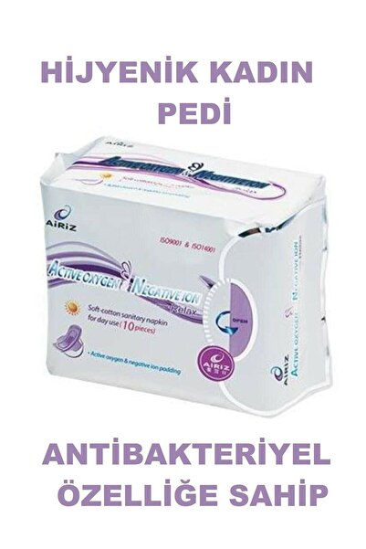 Airiz Organik Kadın Pedi (antibakteriyel Özelliğe Sahip) 10'lu