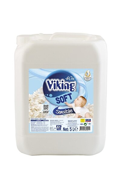 Viking Çamaşır Yumuşatıcı Sensitive 5 Ltx 4 Adet
