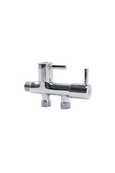 Birsu Su Armatürleri Birsu Gold Çift Çıkışlı Taharet Musluğu 1/2 - 1/2 (AÇ - ...