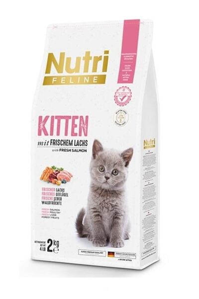 Nutri Feline Kitten Somonlu Yavru Kuru Kedi Maması 2 Kg