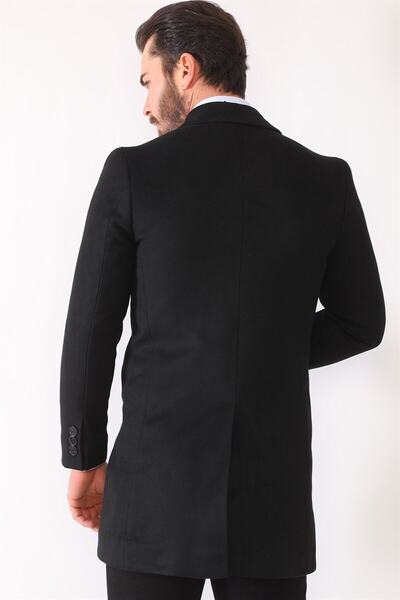 Dewberry Plt8364 Men's Coat-black Size M