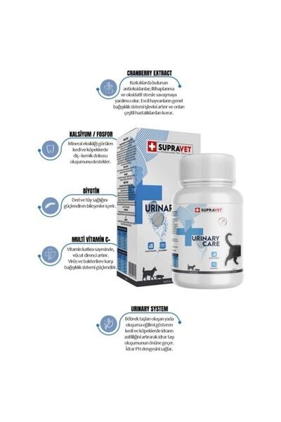 Supravet Urinary Care Kedi Ve Köpek Idrar Sağlığı 75 Tablet
