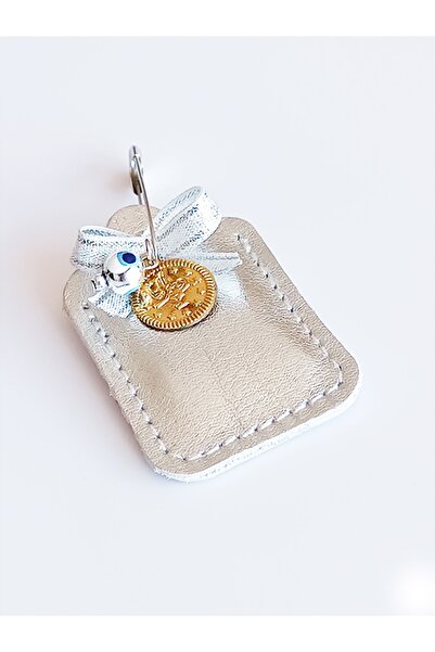 ViP GiFT BEBEK CEVŞENİ DUALI KOLYE MUSKA HAKİKİ DERİ KÜÇÜK DÖRTGEN