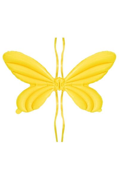 Patladı Gitti Large Size Yellow Butterfly Wing Foil Balloon
