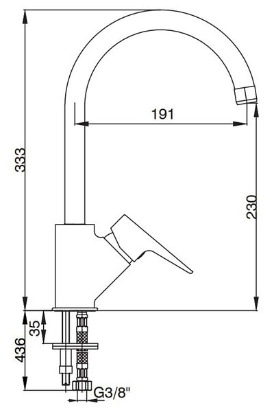AR Fia Kitchen Sink Faucet102118056