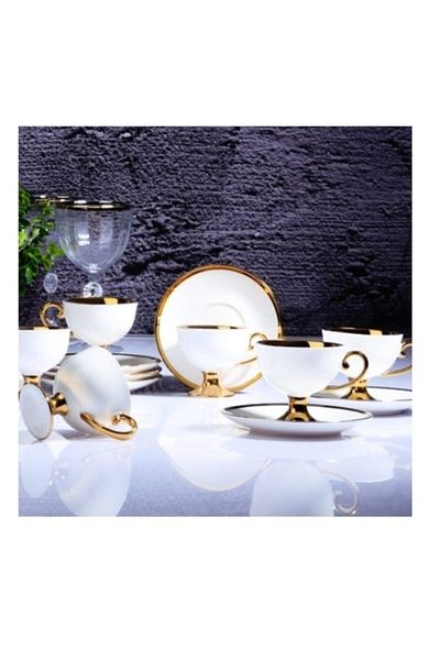 Kosova Ist73 Porcelain Cup Set 90cc 6 Pieces