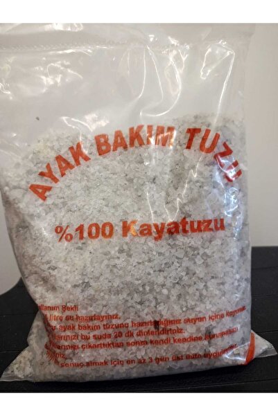 Tuzun Ruhu DOĞAL KAYA TUZUNDAN AYAK BAKIM TUZU ayaktaki rahatlamayı sağlar.