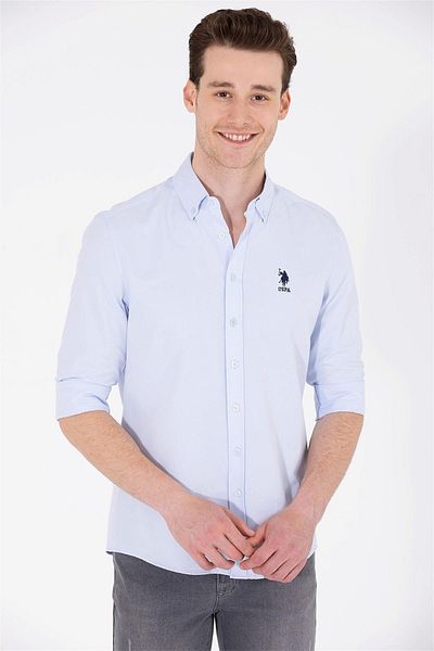 U.S. Polo Assn. Ανδρικό υφαντό πουκάμισο