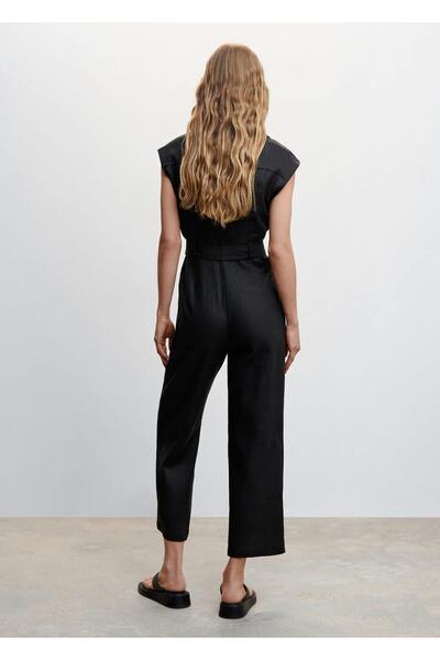 MANGO Woman Kemerli Keten Tulum