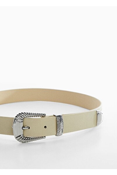 MANGO Woman Gürtel mit geprägter Schnalle