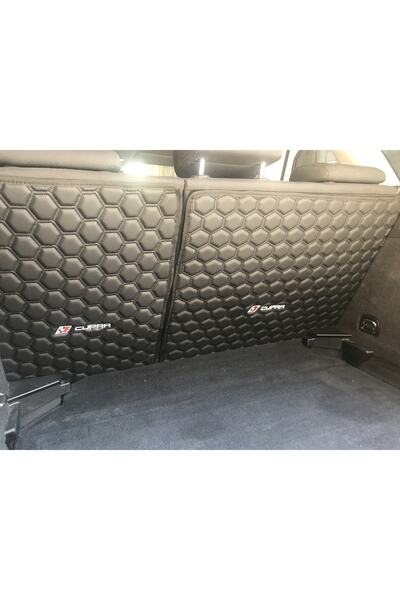 BalcıoğluSRV SEAT LEON CUPRA MK-3 (2013-2020)DERİ PETEK DESEN KAPİTONE BAGAJ ...