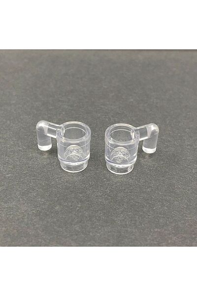 LEGO Moc Custom Minifigure for Sale with Transparent Cup and Kuva 2Pcs