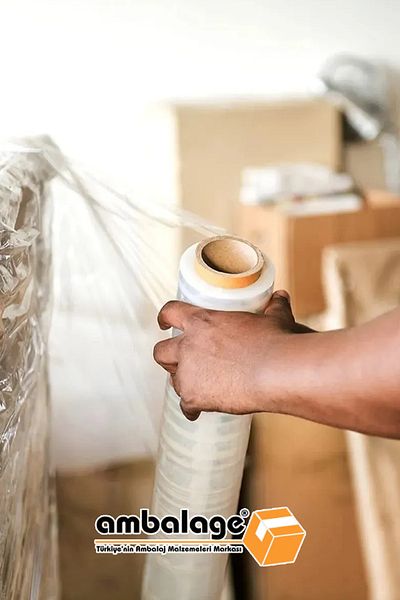 Ambalage 300 Meters Goods Furniture Wrap Protection Packing Stretch Transport Transportation Parcel Stretch Stretch Net 300 Meters