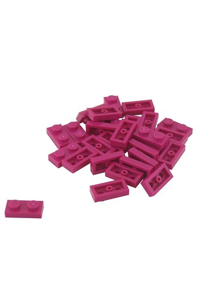 LEGO Moc Custom Accessory Creator Plate 1 X 2 Flat Brick Coral 6 Pieces Will Be Sent